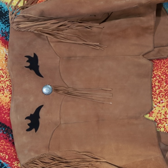 PIONEER Brown Fringe Jacket - Picture 2 of 7